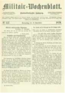 Militair-Wochenblatt. 1870.11.17 Jahrg.55 No.157