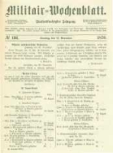 Militair-Wochenblatt. 1870.11.27 Jahrg.55 No.166