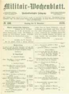 Militair-Wochenblatt. 1870.11.27 Jahrg.55 No.166