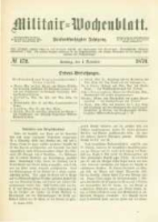 Militair-Wochenblatt. 1870.12.04 Jahrg.55 No.172