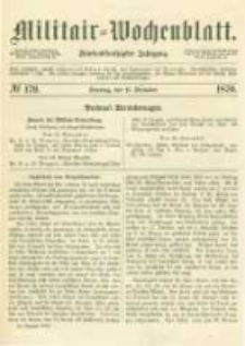Militair-Wochenblatt. 1870.12.11 Jahrg.55 No.179