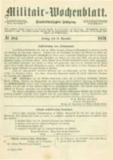 Militair-Wochenblatt. 1870.12.16 Jahrg.55 No.184