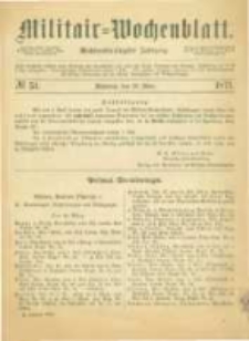 Militair-Wochenblatt. 1871.03.29 Jahrg.56 No.51