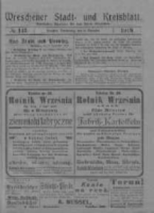 Wreschener Stadt und Kreisblatt: amtlicher Anzeiger für den Kreis Wreschen 1919.12.04 Nr143