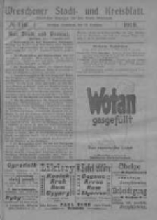 Wreschener Stadt und Kreisblatt: amtlicher Anzeiger f&uuml;r den Kreis Wreschen 1919.12.13 Nr146