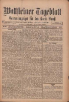 Wollsteiner Tageblatt: Generalanzeiger für den Kreis Bomst: mit der Gratis-Beilage: "Blätter und Blüten" 1912.05.12 Nr111