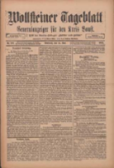 Wollsteiner Tageblatt: Generalanzeiger f&uuml;r den Kreis Bomst: mit der Gratis-Beilage: "Bl&auml;tter und Bl&uuml;ten" 1912.05.15 Nr113