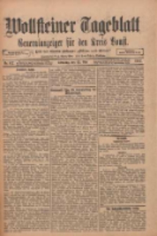 Wollsteiner Tageblatt: Generalanzeiger für den Kreis Bomst: mit der Gratis-Beilage: "Blätter und Blüten" 1912.05.21 Nr117