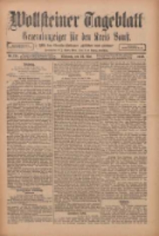 Wollsteiner Tageblatt: Generalanzeiger f&uuml;r den Kreis Bomst: mit der Gratis-Beilage: "Bl&auml;tter und Bl&uuml;ten" 1912.05.22 Nr118