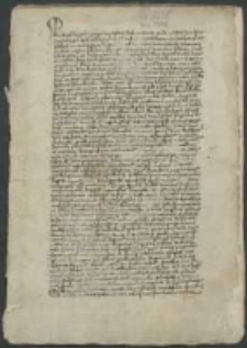 Formularz Jerzego, pisarza grodzkiego krakowskiego, ok. 1399-1415