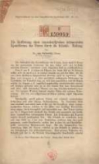 Die Entfernung eines mannskopfgrossen intramuralen Kystofibroms des Uterus durch die Scheide. Heilung