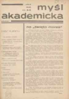 Myśl Akademicka 1936 R.6 Nr5/6