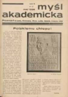 Myśl Akademicka 1938 maj R.8 Nr5