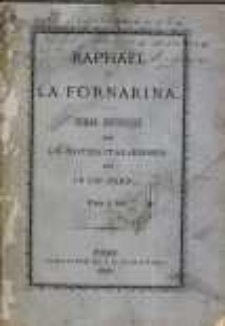 Raphaël et la Fornarina : roman historique tiré de notes italiennes / par Le Chr d’Arn...