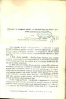 Przyczynek do rozwiązania zadania: Czy chłonienie ż&oacute;łci ma miejsce w przewodzie pokarmowym?