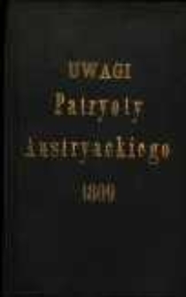 Observations d'un patriote autrichien sur divers articles ins&eacute;r&eacute;s dans les gazettes &eacute;tranger&egrave;s.