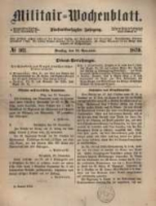 Militair-Wochenblatt. 1870.11.22 Jahrg.55 No.161