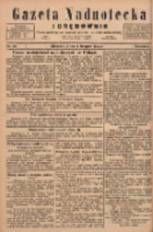 Gazeta Nadnotecka i Orędownik: pismo poświęcone sprawie polskiej na ziemi nadnoteckiej 1924.08.06 R.4 Nr179