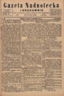 Gazeta Nadnotecka i Orędownik: pismo poświęcone sprawie polskiej na ziemi nadnoteckiej 1924.08.08 R.4 Nr181
