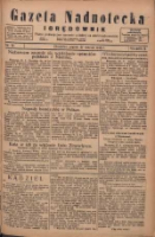 Gazeta Nadnotecka i Orędownik: pismo poświęcone sprawie polskiej na ziemi nadnoteckiej 1925.03.27 R.5 Nr72