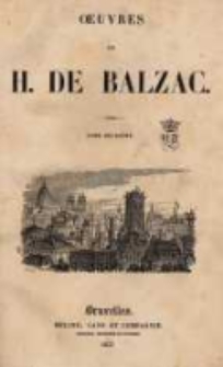 Oeuvres de H. De Balzac. T.2