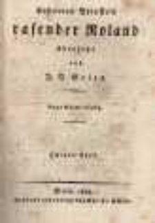 Lodovico Ariosto's Rasender Roland. Th.2