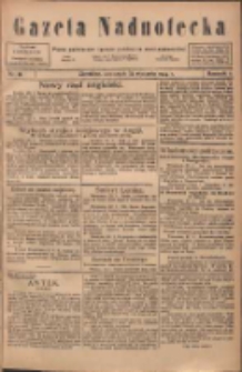 Gazeta Nadnotecka: pismo poświęcone sprawie polskiej na ziemi nadnoteckiej 1924.01.24 R.4 Nr19