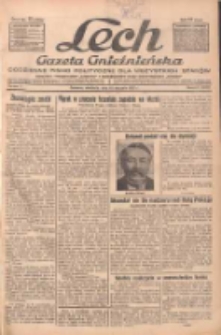 Lech.Gazeta Gnieźnieńska: codzienne pismo polityczne dla wszystkich stan&oacute;w. Dodatki: tygodniowy "Lechita" i powieściowy oraz dwutygodnik "Leszek" 1932.01.10 R.33 Nr7