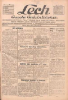Lech.Gazeta Gnieźnieńska: codzienne pismo polityczne dla wszystkich stan&oacute;w. Dodatki: tygodniowy "Lechita" i powieściowy oraz dwutygodnik "Leszek" 1932.01.19 R.33 Nr14