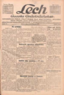 Lech.Gazeta Gnieźnieńska: codzienne pismo polityczne dla wszystkich stanów. Dodatki: tygodniowy "Lechita" i powieściowy oraz dwutygodnik "Leszek" 1932.01.19 R.33 Nr14