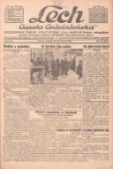 Lech.Gazeta Gnieźnieńska: codzienne pismo polityczne dla wszystkich stan&oacute;w. Dodatki: tygodniowy "Lechita" i powieściowy oraz dwutygodnik "Leszek" 1932.01.24 R.33 Nr19