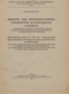 Badania nad rozmieszczeniem ferment&oacute;w utleniających u roślin. 1 Lokalizacja oksydaz w tkankach roślin wyższych i r&oacute;wnoległość ich występowania z substancjami pektynowemi; Recherches sur le lieu de l'apparition des ferments oxydants chez les v&eacute;g&eacute;taux sup&eacute;rieures. 1 La localisation extracelluleire des oxydases dans le tissus des plantes sup&eacute;rieures et la concomitance qui existe entre leur apparition et celle des substances pectiques