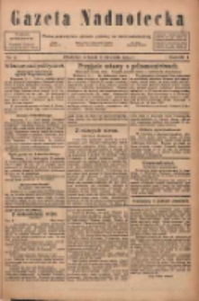 Gazeta Nadnotecka: pismo poświęcone sprawie polskiej na ziemi nadnoteckiej 1924.01.08 R.4 Nr5