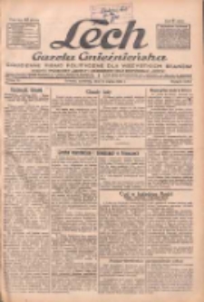 Lech.Gazeta Gnieźnieńska: codzienne pismo polityczne dla wszystkich stan&oacute;w. Dodatki: tygodniowy "Lechita" i powieściowy oraz dwutygodnik "Leszek" 1932.03.31 R.33 Nr74