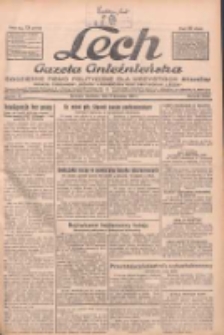 Lech.Gazeta Gnieźnieńska: codzienne pismo polityczne dla wszystkich stanów. Dodatki: tygodniowy "Lechita" i powieściowy oraz dwutygodnik "Leszek" 1932.04.03 R.33 Nr77