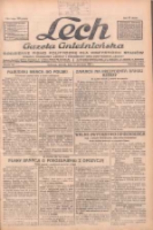 Lech.Gazeta Gnieźnieńska: codzienne pismo polityczne dla wszystkich stanów. Dodatki: tygodniowy "Lechita" i powieściowy oraz dwutygodnik "Leszek" 1932.04.12 R.33 Nr84