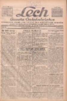 Lech.Gazeta Gnieźnieńska: codzienne pismo polityczne dla wszystkich stanów. Dodatki: tygodniowy "Lechita" i powieściowy oraz dwutygodnik "Leszek" 1932.04.16 R.33 Nr88