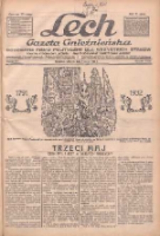 Lech.Gazeta Gnieźnieńska: codzienne pismo polityczne dla wszystkich stan&oacute;w. Dodatki: tygodniowy "Lechita" i powieściowy oraz dwutygodnik "Leszek" 1932.05.03 R.33 Nr102