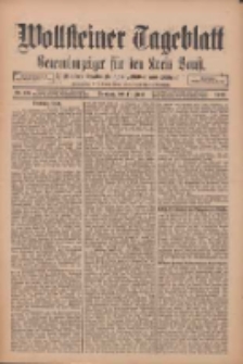 Wollsteiner Tageblatt: Generalanzeiger f&uuml;r den Kreis Bomst: mit der Gratis-Beilage: "Bl&auml;tter und Bl&uuml;ten" 1912.06.11 Nr134