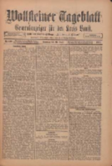 Wollsteiner Tageblatt: Generalanzeiger für den Kreis Bomst: mit der Gratis-Beilage: "Blätter und Blüten" 1912.06.16 Nr139