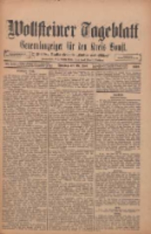 Wollsteiner Tageblatt: Generalanzeiger f&uuml;r den Kreis Bomst: mit der Gratis-Beilage: "Bl&auml;tter und Bl&uuml;ten" 1912.06.18 Nr140
