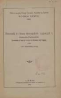 Materyały do fauny skorupiak&oacute;w krajowych; (Contribution &agrave; l'&eacute;tude de la faune des Ostracodes de la Pologne) 1 Ostracoda - małżoraczki