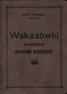 Wskaz&oacute;wki do otrzymywania preparat&oacute;w organicznych