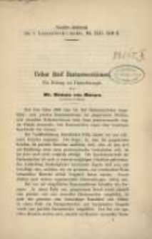 Ueber f&uuml;nf Darmresectionen. Ein Beitrag zur Darmchirurgie.