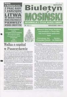 Biuletyn Mosiński 1998.12 Nr12(67)