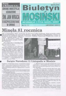 Biuletyn Mosiński 1999.11 Nr11(78)