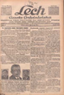 Lech.Gazeta Gnieźnieńska: codzienne pismo polityczne dla wszystkich stan&oacute;w. Dodatki: tygodniowy "Lechita" i powieściowy oraz dwutygodnik "Leszek" 1932.05.10 R.33 Nr106