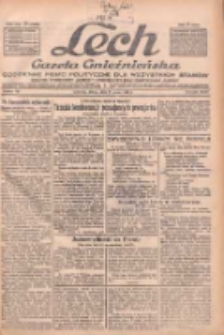 Lech.Gazeta Gnieźnieńska: codzienne pismo polityczne dla wszystkich stan&oacute;w. Dodatki: tygodniowy "Lechita" i powieściowy oraz dwutygodnik "Leszek" 1932.05.11 R.33 Nr107