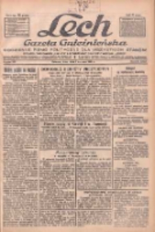 Lech.Gazeta Gnieźnieńska: codzienne pismo polityczne dla wszystkich stan&oacute;w. Dodatki: tygodniowy "Lechita" i powieściowy oraz dwutygodnik "Leszek" 1932.06.08 R.33 Nr129