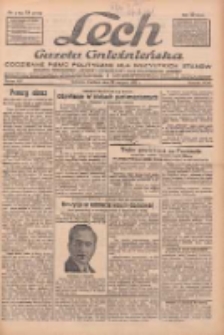 Lech.Gazeta Gnieźnieńska: codzienne pismo polityczne dla wszystkich stan&oacute;w. Dodatki: tygodniowy "Lechita" i powieściowy oraz dwutygodnik "Leszek" 1932.08.28 R.33 Nr197